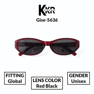 KKR EYEWEAR | เลนส์กันแดด&กรองแสงสีฟ้า ค่าสายตาปกติสำเร็จรูป ค่าสายตาสั้น/ยาวเลนส์ตัดใหม่ไม่เปลี่ยนสี Gise-KDKS5636
