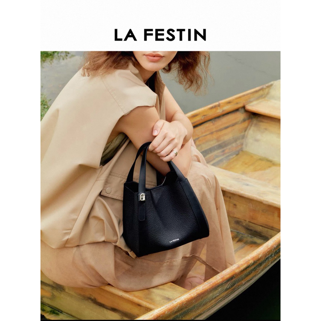 ⚡️ส่งไว พร้อมส่งในไทย LA FESTIN Wowo Bag  layer cowhide
