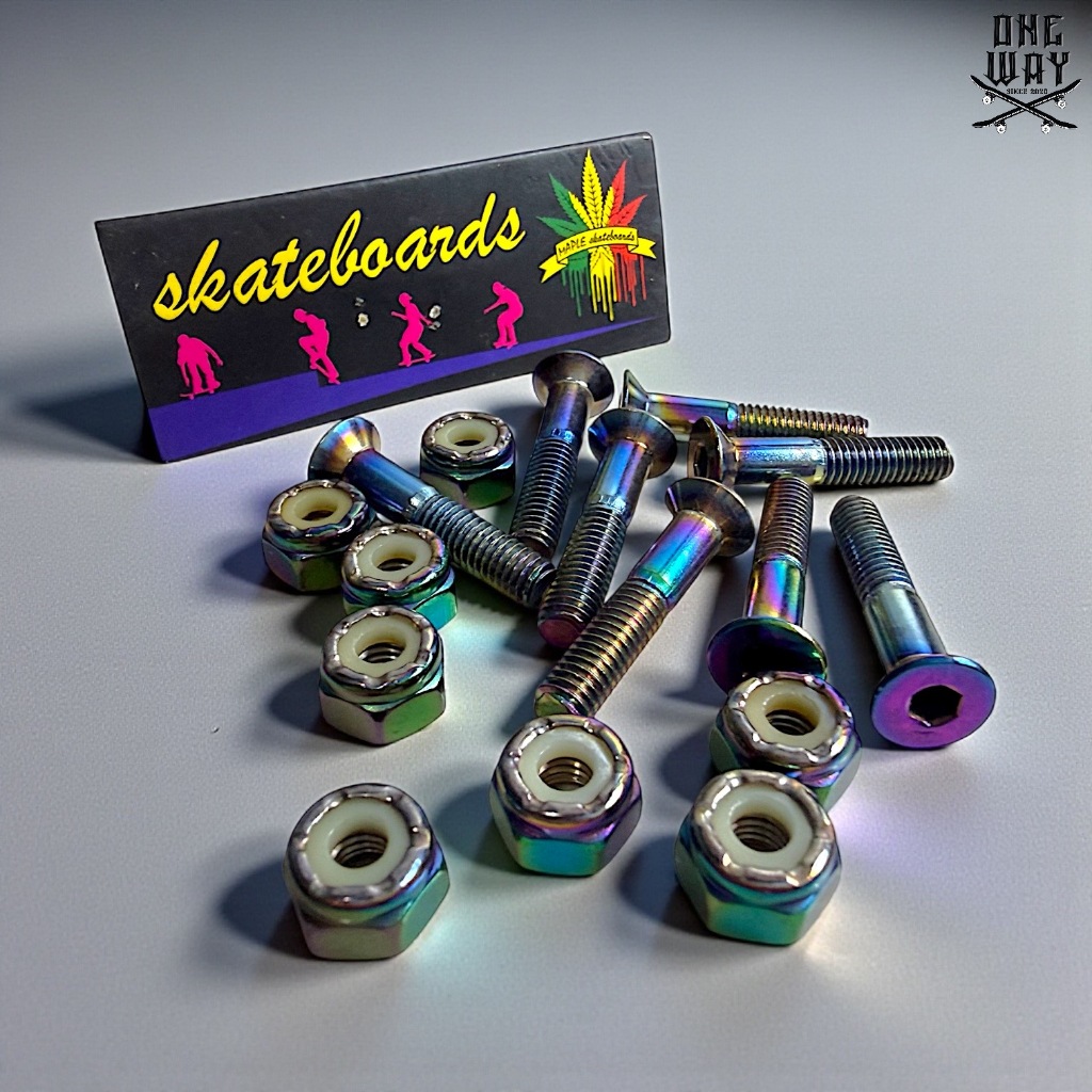 Maple Hardware Skateboard | ชุดน็อตยึดทรัคสเก็ตบอร์ดเมเปิ้ล ราคา ถูกที่สุด ดีลบีเคเค แกลเลอรีภาพที่ 3