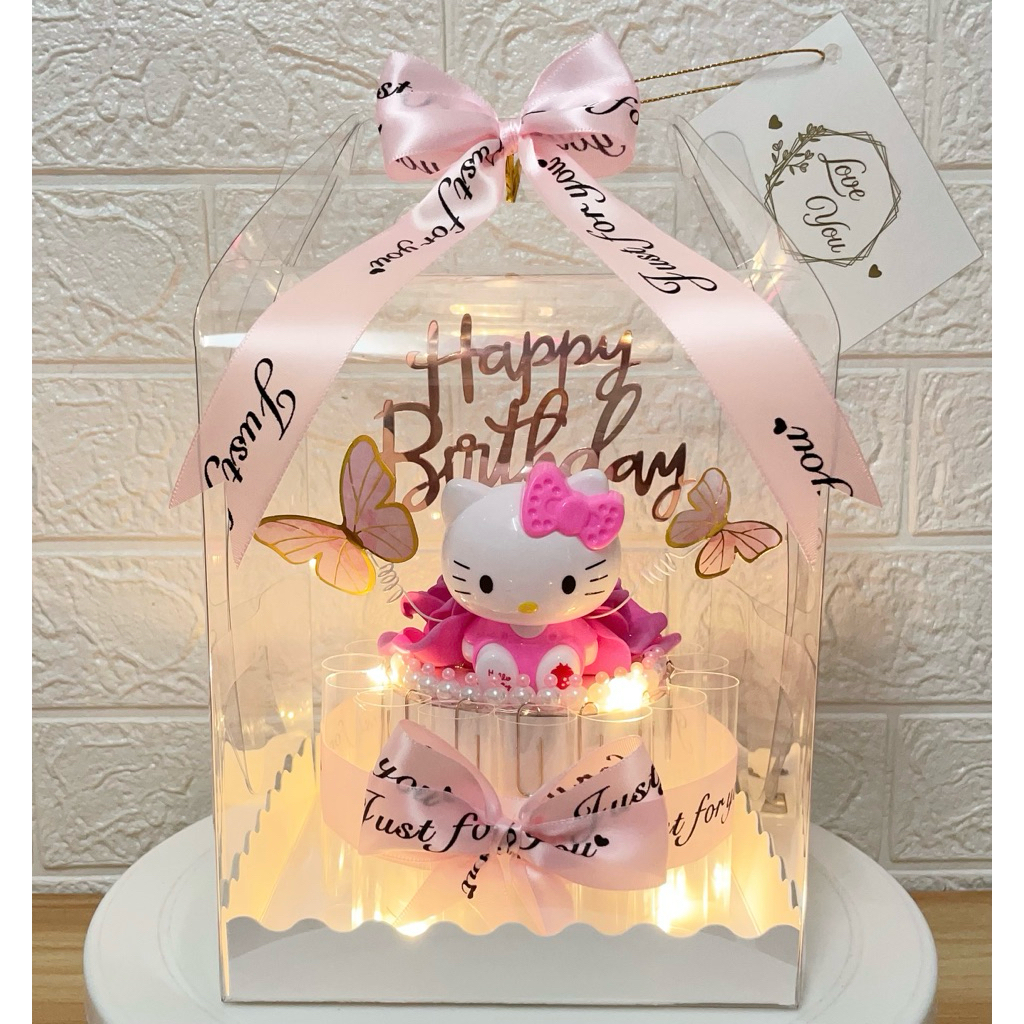 ของขวัญ(โทนสีชมพู) เค้กเงิน เค้กใส่เงินสดเองขนาด 15-16 ใบ เป็นของขวัญในวันเกิด