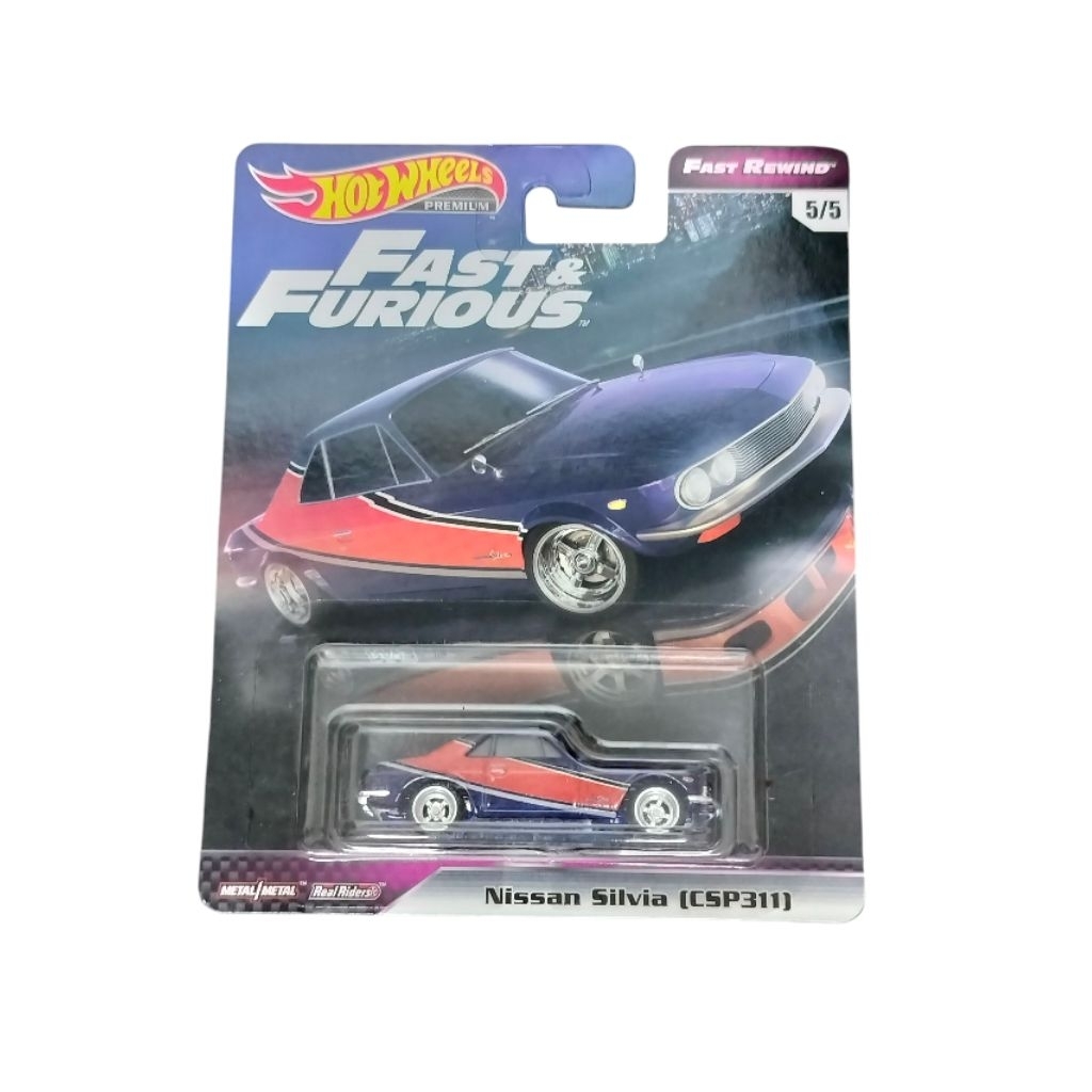 Hot Wheels Premium – Fast & Furious Fast Rewind Seriesโมเดลพรีเมียม Nissan Silvia (CSP311)
