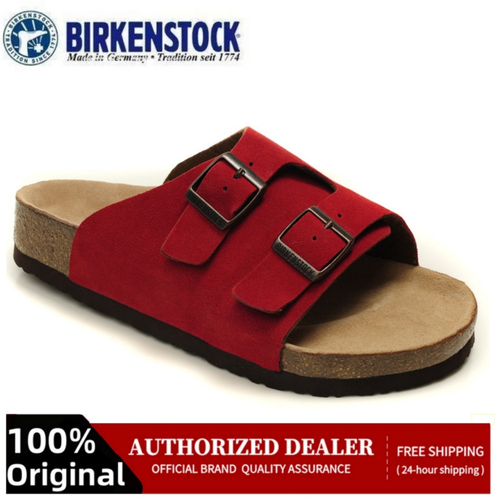 【Original】Birkenstock  for women red slippers
