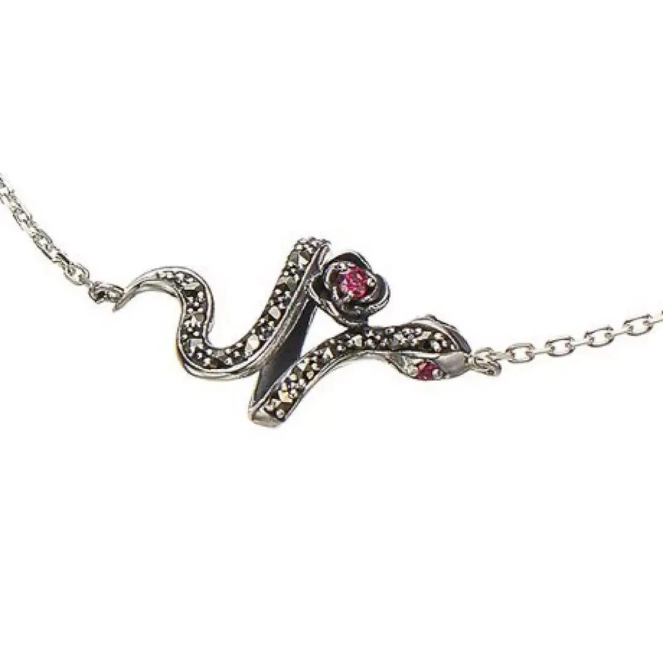 Anna Sui Bracelet Silver925 Snake Motif Official Product W/Box,shopper