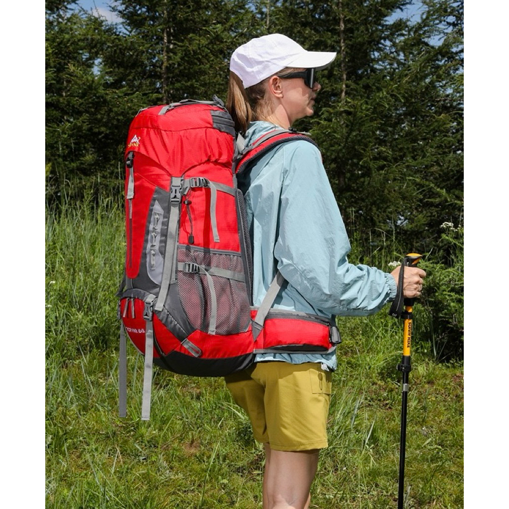 >พร้อมส่งด่วนในไทยทุกวัน< 70L กระเป๋าเป้เดินทางเกรดคุณภาพสูงสุด TOFVNR ผ้าหนา กันน้ำคุณภาพพิเศษ น้ำหนักเบา และทนทาน - รูปที่ 4