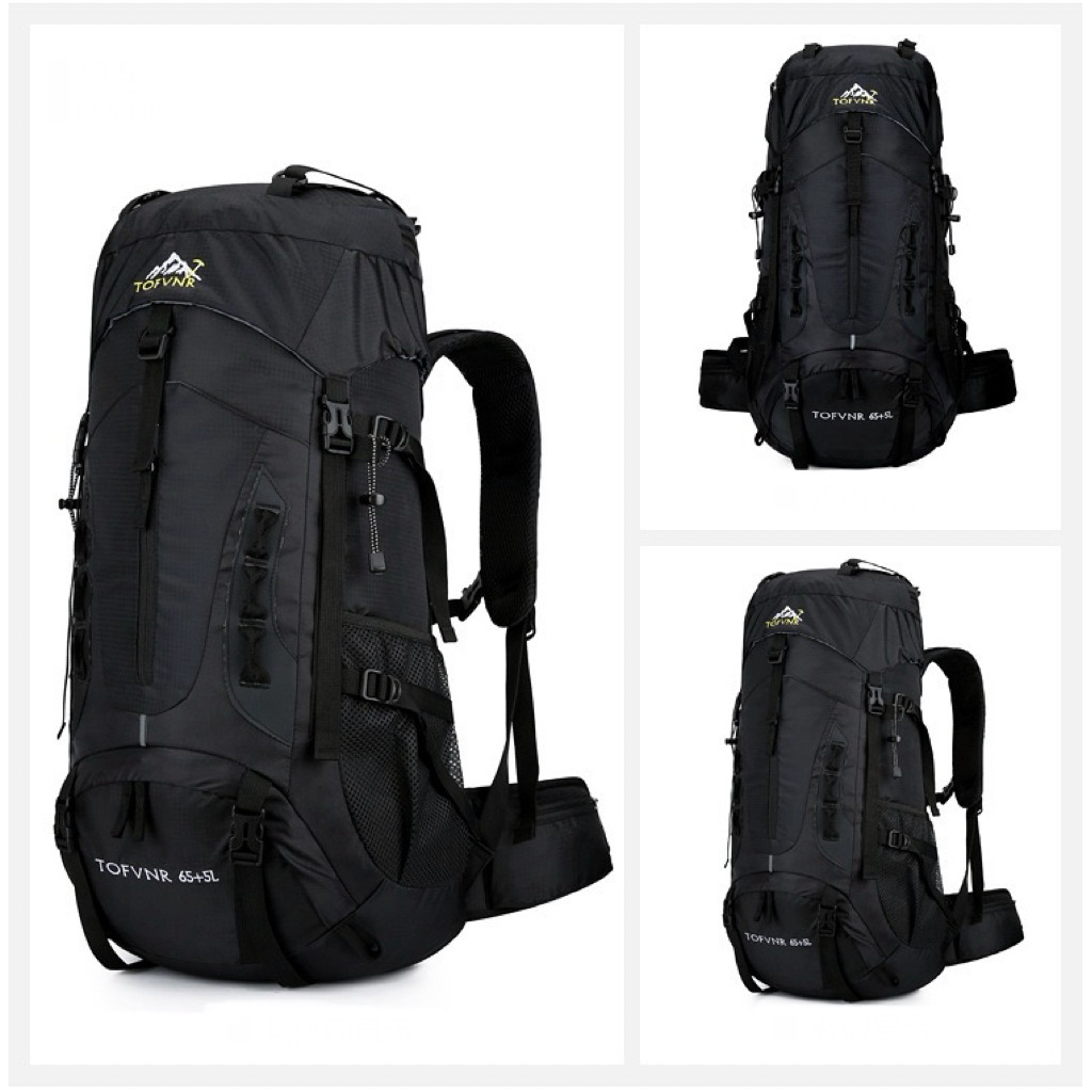 >พร้อมส่งด่วนในไทยทุกวัน< 70L กระเป๋าเป้เดินทางเกรดคุณภาพสูงสุด TOFVNR ผ้าหนา กันน้ำคุณภาพพิเศษ น้ำหนักเบา และทนทาน - รูปที่ 2