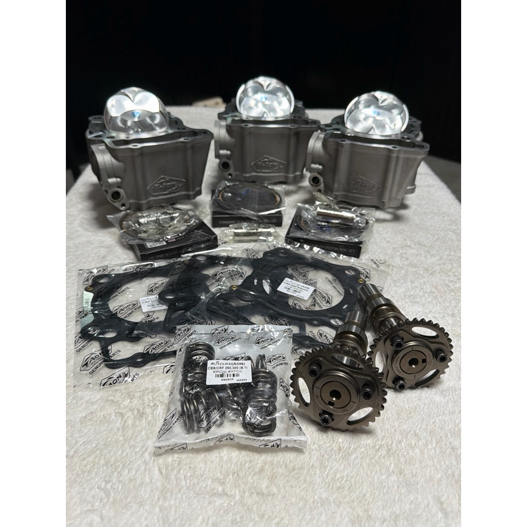 ชุดอัพ สำหรับรถCRF250,CRF300 เลือกขนาดลูกสูบได้80,83,84มิลพร้อมอุปกรณ์ได้สินค้าตามภาพ*แคมทักแจ้งทางข
