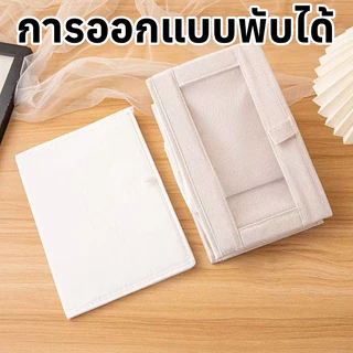 กล่องเก็บเสื้อผ้ากล่องผ้าพับได้สีขาวพับเก็บได้เพื่อประหยัดพื้นที่ ด้านหน้ามีตาข่ายใสช่วยระบายอากาศ ล้างทำความสะอาดได้