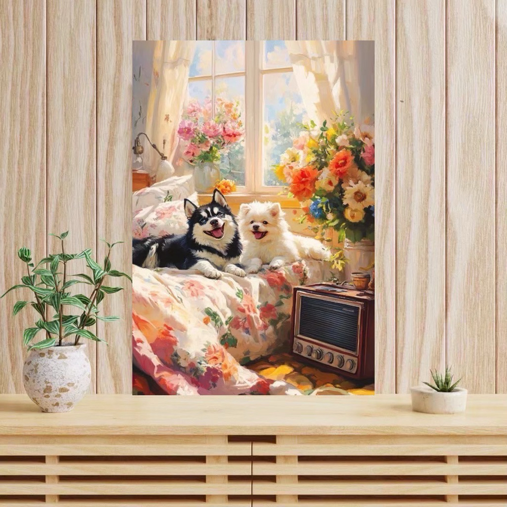 Dog painting V1 รูปที่ 2