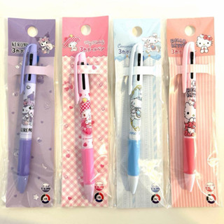 🌟พร้อมส่ง🌟ปากกาลูกลื่น 3สี sanrio ของแท้💯japan🇯🇵