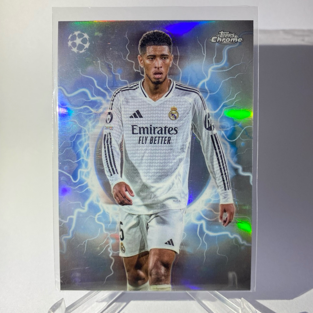 การ์ดนักฟุตบอล JUDE BELLINGHAM, REAL MADRID ,TOPPS CHROME 2025