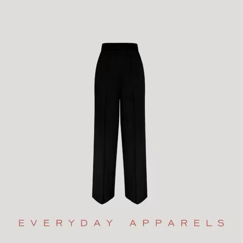 EVERYDAY APPARELS  ส่งต่อ | Slash trousers size:m color:black usedLikeNew