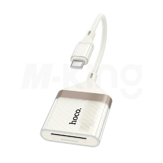 Hoco ของแท้ UA25 UA24 ตัวแปลง เครื่องอ่านเมม เครื่องอ่านการ์ดลีดเดอร์ SD/TF OTG Card Reader 2in1