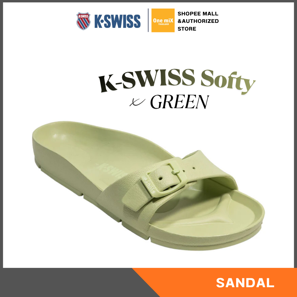 K-Swiss Softy Sandal (GREEN) รองเท้าแตะ เค-สวิส แท้