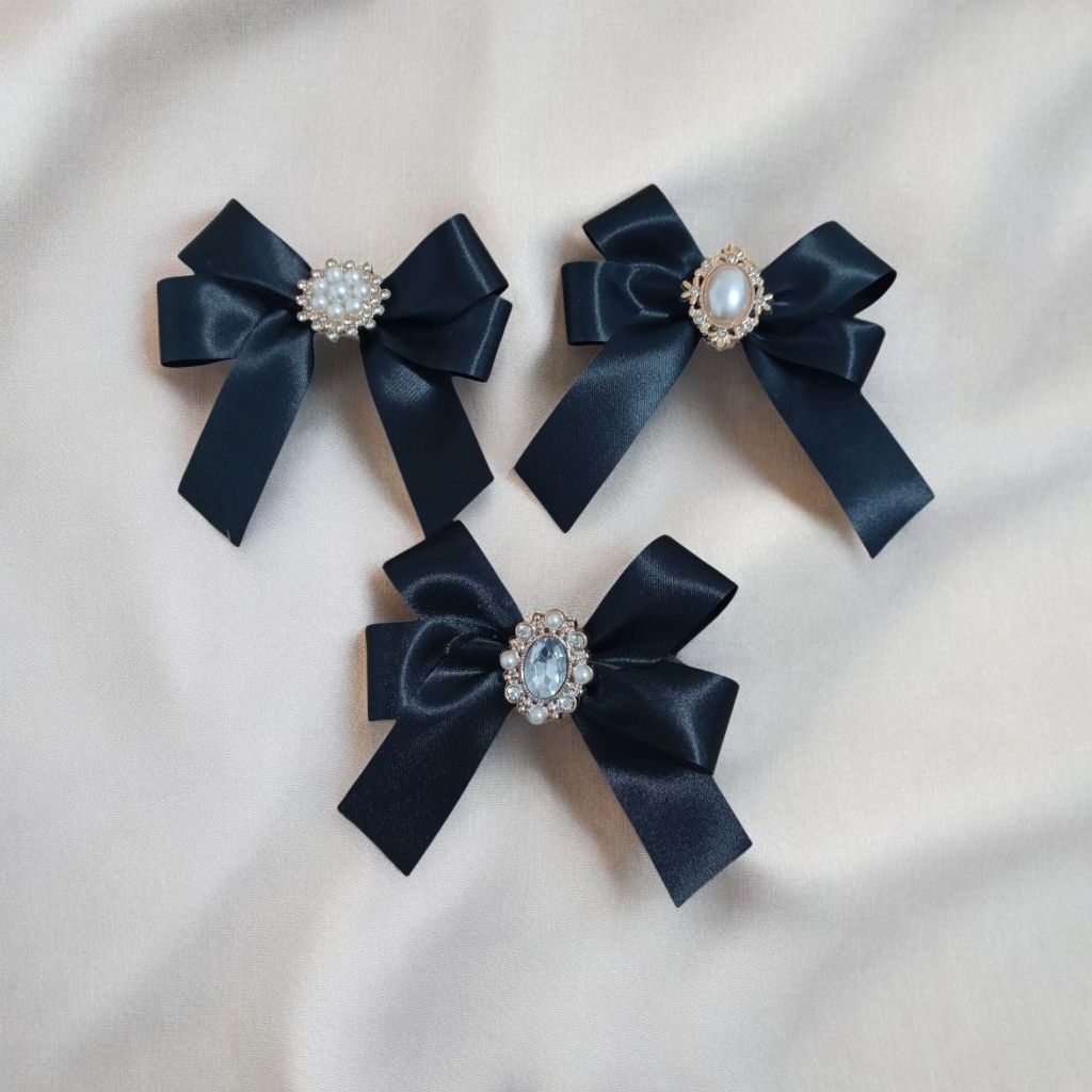 พร้อมส่ง🤍🖤โบว์ริบบิ้นไว้อาลัย งานสวยทุกชิ้น ริบบิ้นสวยอยู่ทรง ร้านส่งเร็ว🇹🇭 - รูปที่ 3