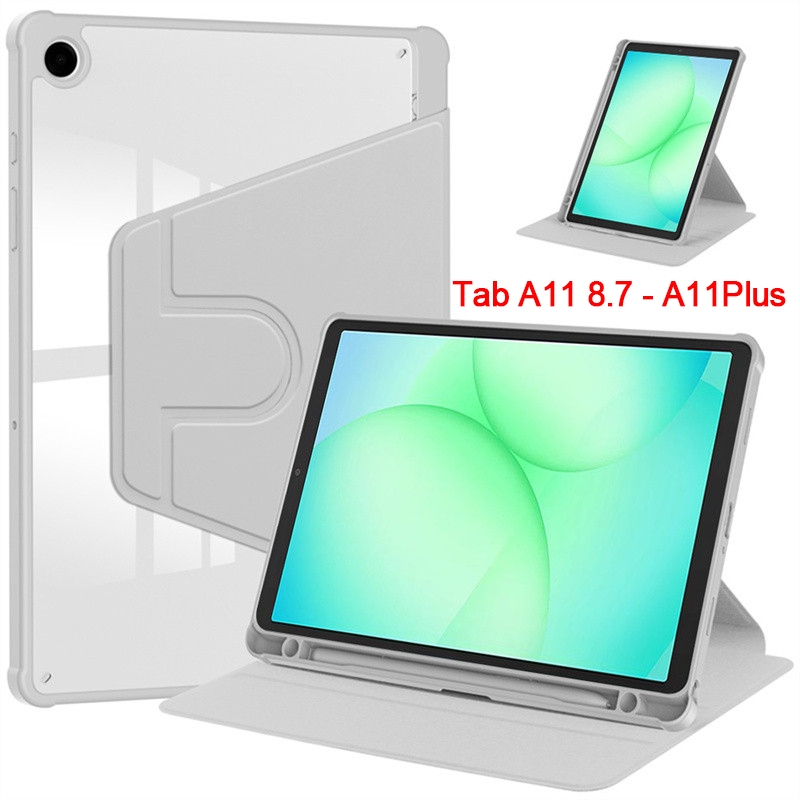 พร้อมส่ง🔥 เคส หลังใส ช่องใส่ปากกา สำหรับ Samsung Tab A11 A11Plus S11/S10/S10lite A9Plus A9 2023 A8 10.5 S9/S9Fe 031