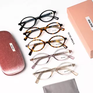 แว่นสายตา Miu Miu รุ่น MU 01XV อุปกรณ์ครบ ของแท้รับประกันศูนย์ไทย