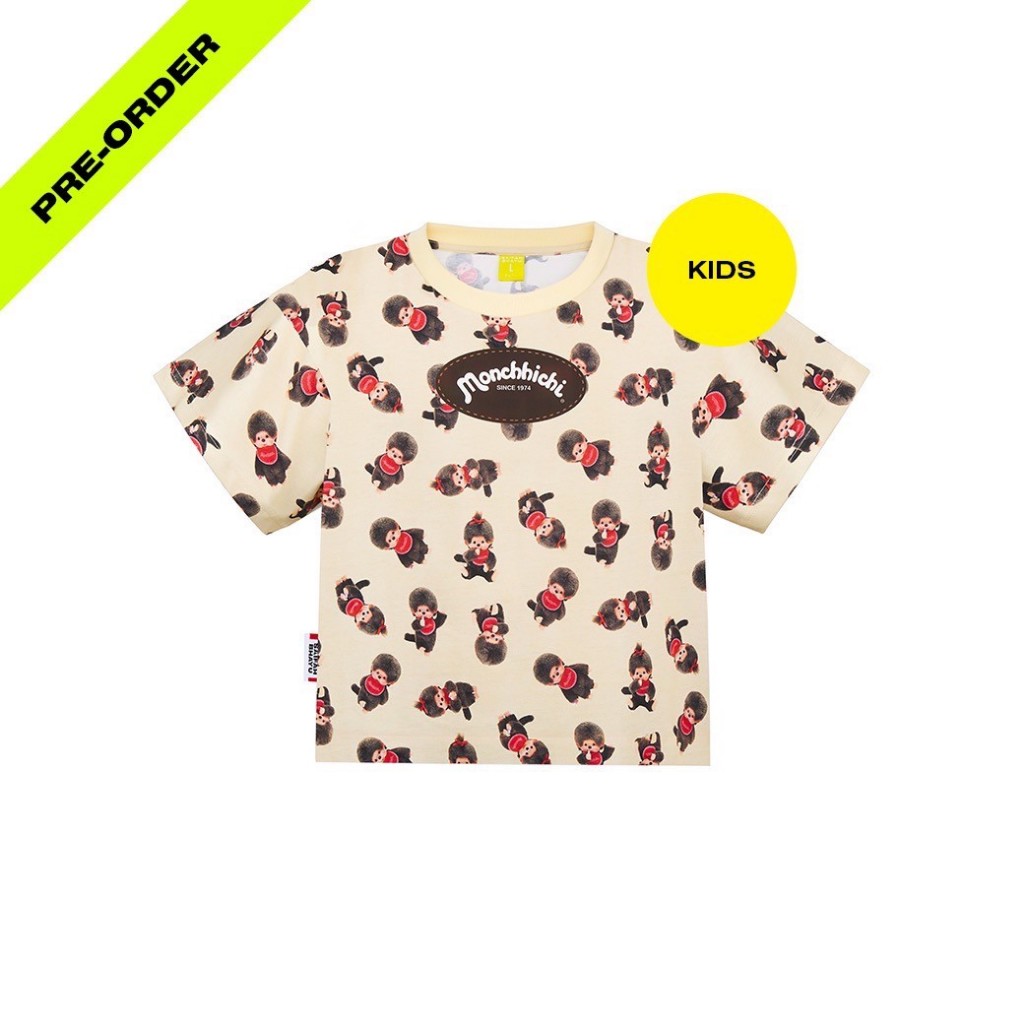 (DROP 4) MONCHHICHI PRINT TEE (KIDS) (PRE-ORDER พร้อมส่ง 12 ธ.ค.)