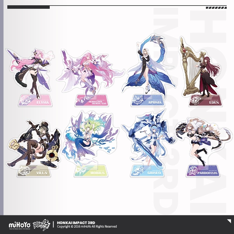 [ พร้อมส่ง / Official ] Honkai Impact 3rd Flame Chasers - Standee ฮงไค อิมแพค HI3 สแตนดี้ ซีรีส์ Fla