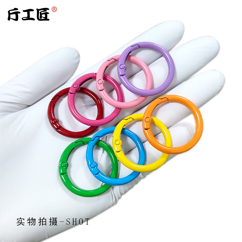 ห่วงกลมสปริง 3.0 cm แพ็คละ 5 ชิ้น