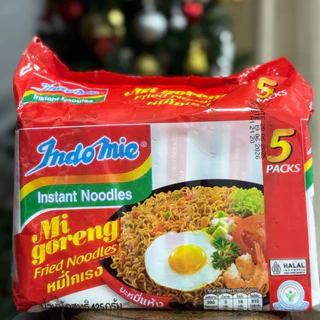 หมี่โกเรง อินโดหมี่ มาม่าอินโด 1 แพ็ค มี 5 ห่อ Indo mie mi goreng