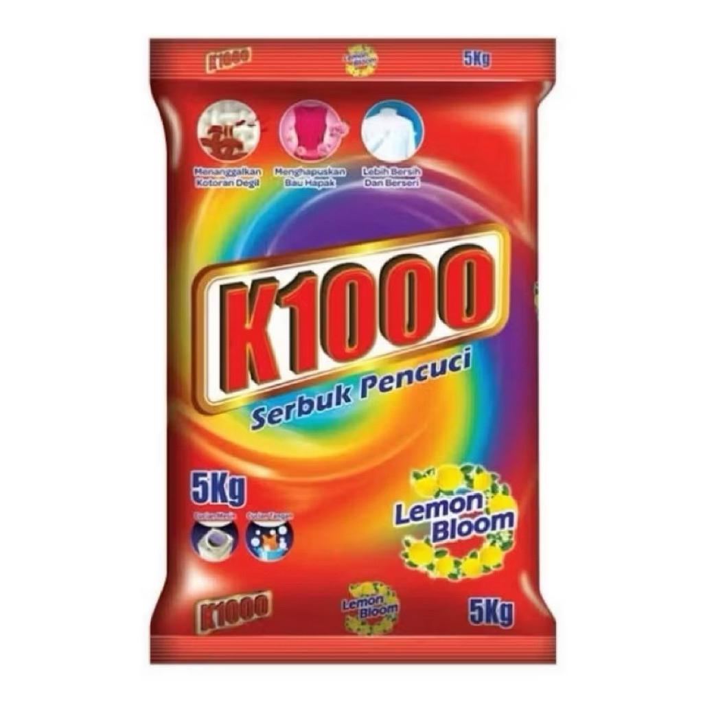 ผงซักฟอก K1000 ขนาด 5 กิโลกรัม