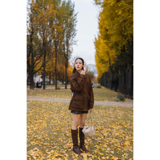 Audrey Coat - snowbegins เสื้อโค้ทกันหนาวผ้าหนา ได้ถึงเลขตัว…