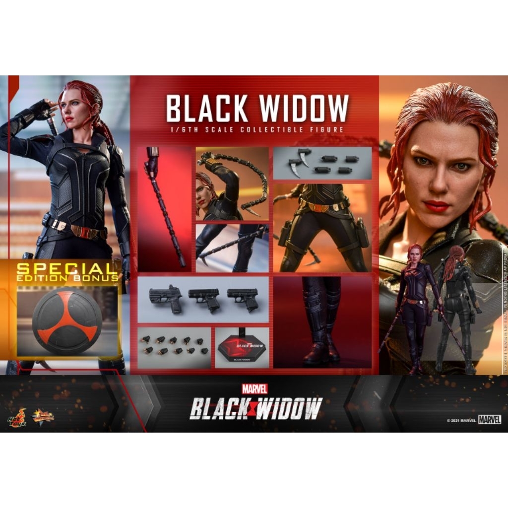 HOT TOYS MMS603 BLACK WIDOW - BLACK WIDOW SPECIAL