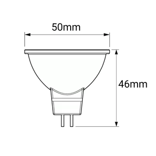 Philips MR16 3w 5w 12V LED หลอดไฟ แอลอีดี ฟิลิปส์ ขั้วGU5.3 หลอดฮาโลเจน 50W ผ่านบัลลาสต์