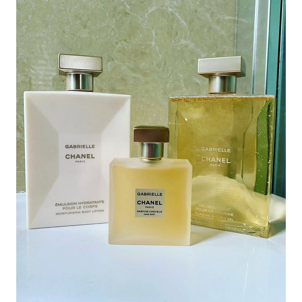 chanel gabrille body oil , fragrance primer ,น้ำหอม l eau แท้