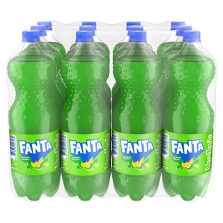 [จัดส่งเฉพาะกทม. ปริมณฑลและชลบุรี] แฟนต้า น้ำเขียว 1.5 ลิตร 12 ขวด Fanta Fruit Punch (Green) 1.5L Pack 12