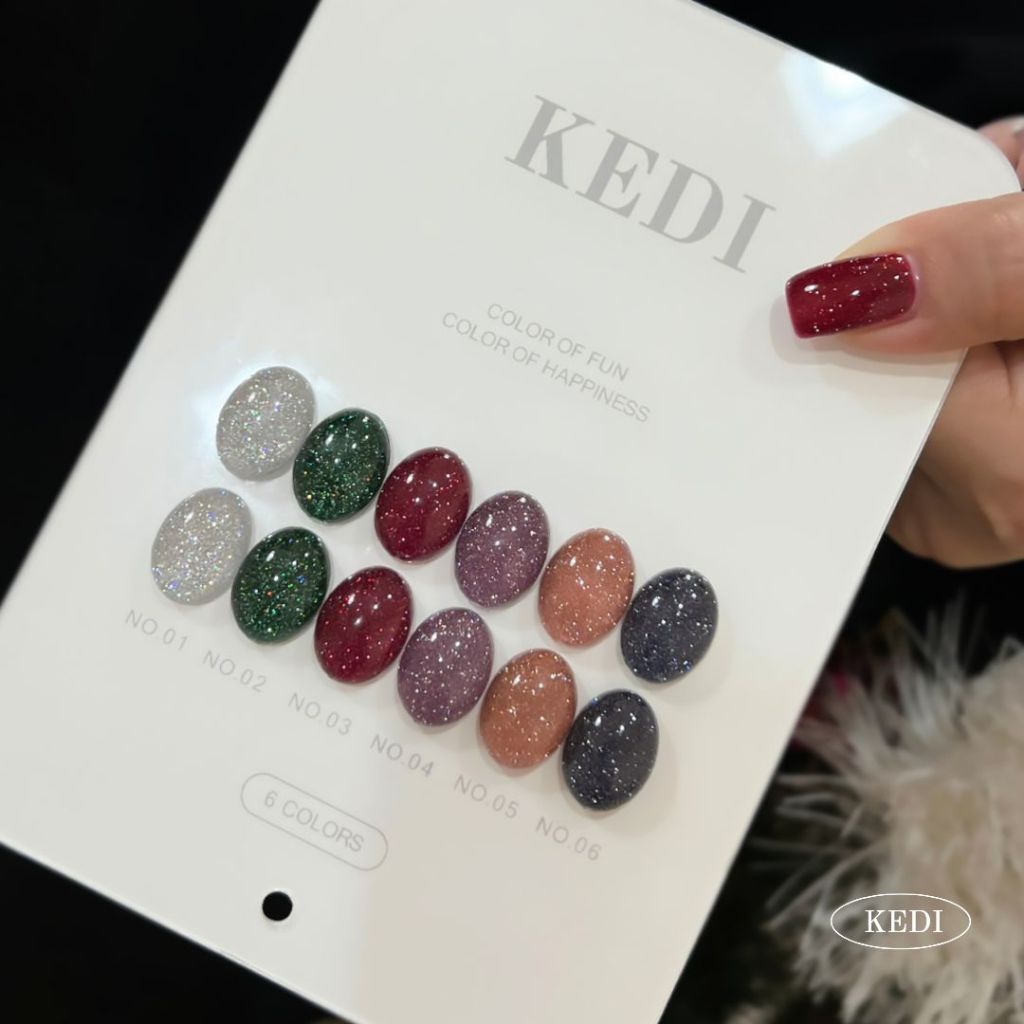KEDI Flash Christmas สีเจล สีแฟลช โทนคริสต์มาส