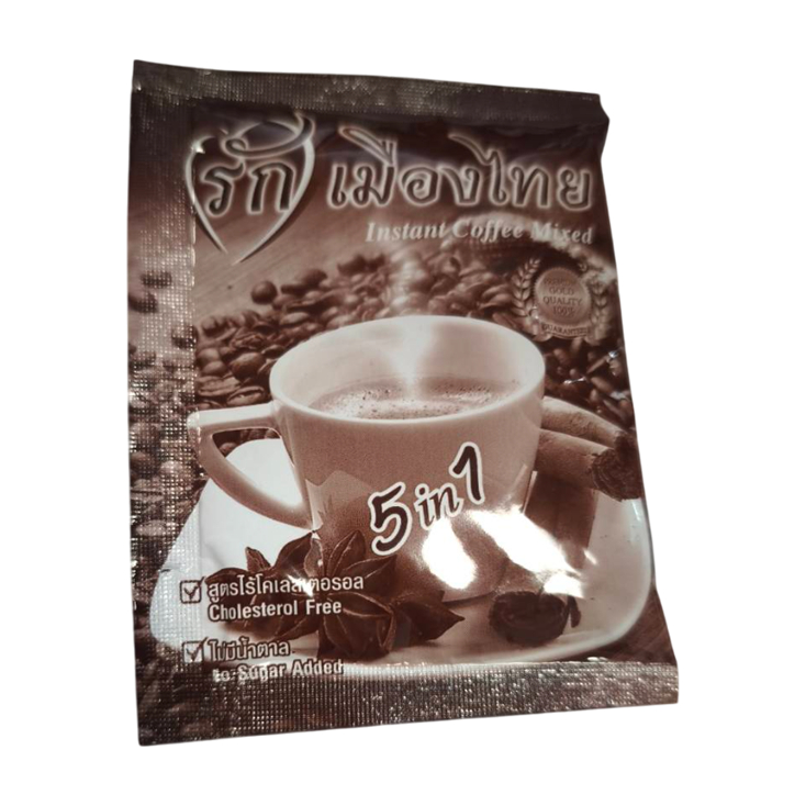กาแฟรักเมืองไทย 5 in 1 - 1 ซอง
