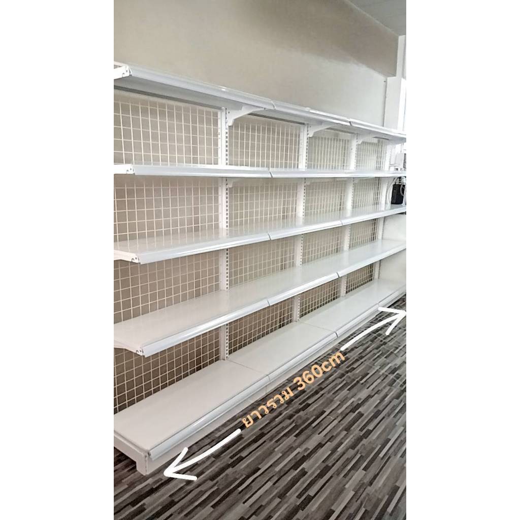 มินิมาร์ท หน้าเดียว สูง 180 cm. จำนวน 4 ตัว (ชั้นวางของ/ชั้นวางสินค้า)