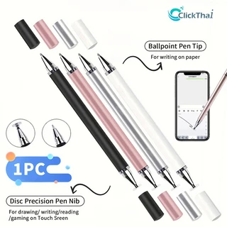 2 In 1 Stylus สมาร์ทดินสอวาดป ปากกาทัชสกรีน ปากกาสไตลัสสำหรับโทรศัพท์มือถือ ปากกาสไตลัสแบบมีความจุ หัวดิสก์