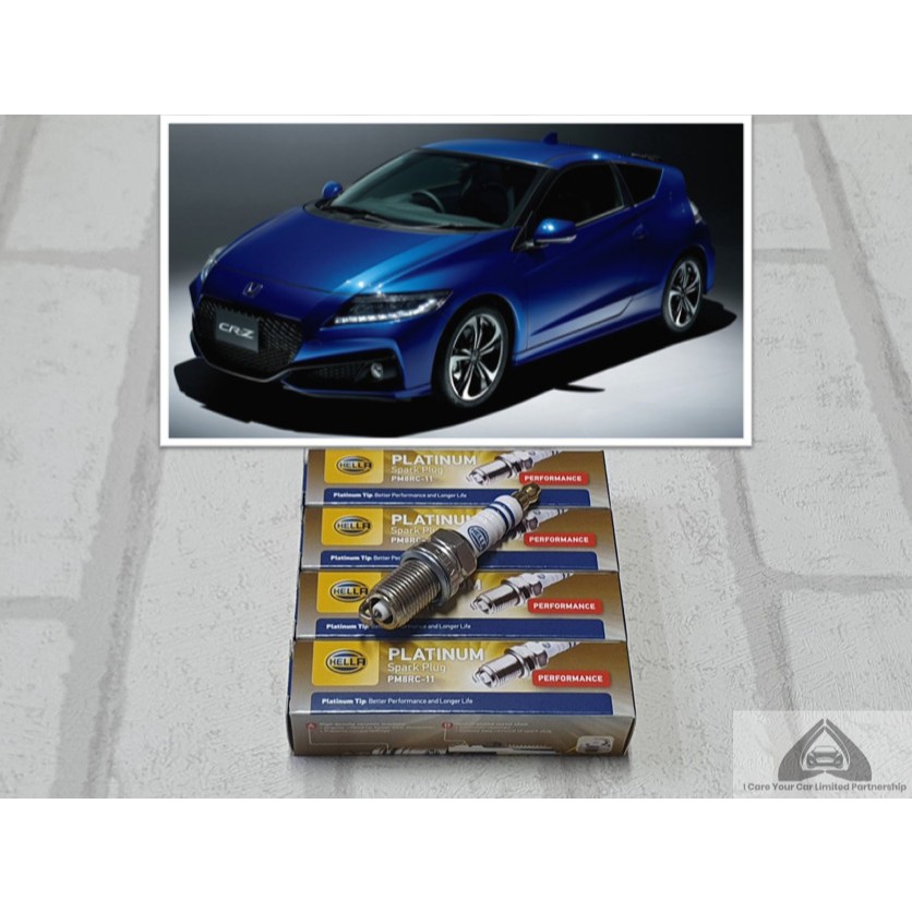 หัวเทียน แพลทตินัม Honda CR-Z ZF ( 2010 - 2016 ) จำนวน 4 หัว ระยะใช้งาน 60000 กม : Hella PM8RC5-11