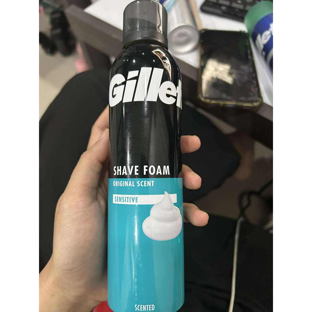 โฟมโกนหนวด ยิลเลตต์ ขนาด 200ml. Gillette Foamy/Shaving Foam ราคา ถูกที่สุด ดีลบีเคเค แกลเลอรีภาพที่ 5