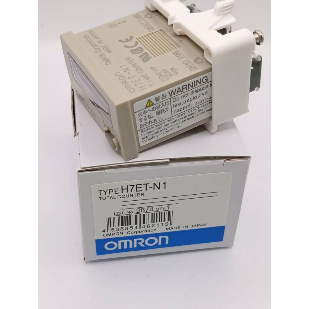 สั่งวันนี้ส่งวันนี้ ตัวนับเวลา H7ET-N1 COUNTER แบบดิจิตอลขนาดเล็ก เคาน์เตอร์ 7digit 0s-999h 59min 59