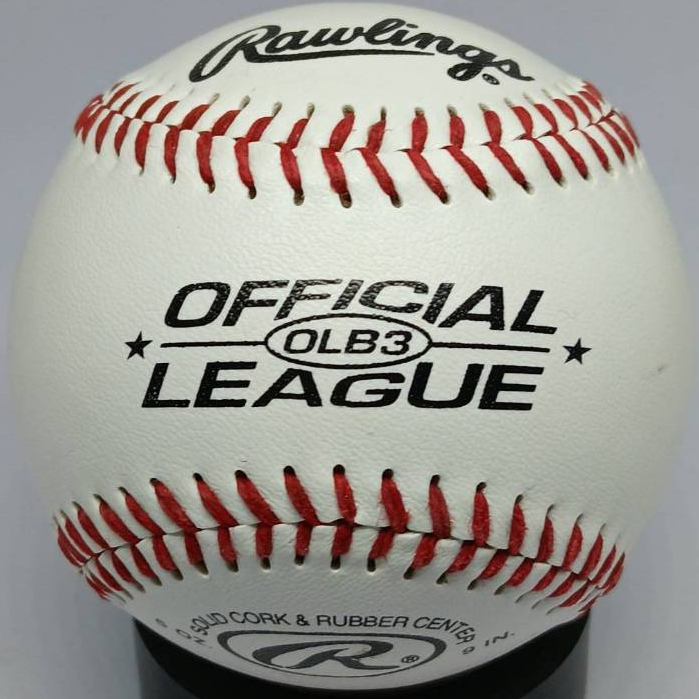 ลูกเบสบอลหนังแท้ Rawlings Official League Baseball รุ่น OLB3 Major League Baseball Baseball /Soft Ba