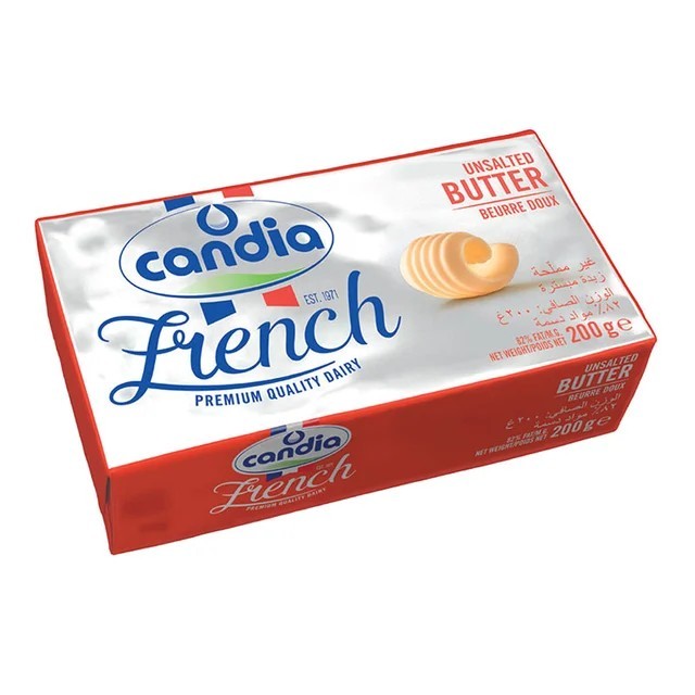 Candia ตราแคนเดีย เนยจืดชนิดก้อน 200ก. จัดส่งแบบ express delivery ได้รับของภายในวัน