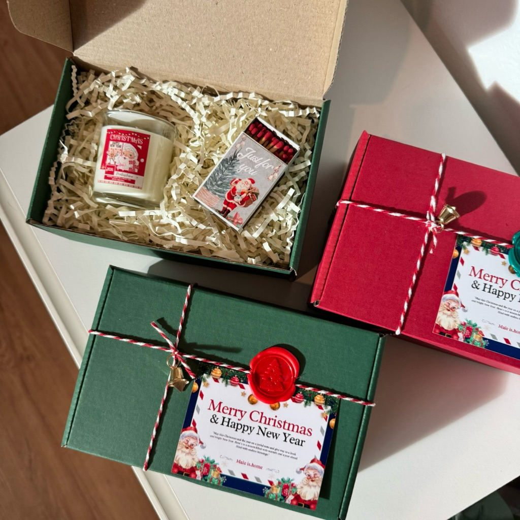Special Gift Christmas 2026 ของขวัญเทียนหอมไม่มีฝาไม้ คริสต์มาส ปีใหม่