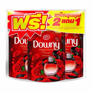 [1 แพ็ค 3 ถุง] Downy ดาวน์นี่ น้ำยาปรับผ้านุ่ม สูตรเข้มข้น หอมติดทนนาน ถุงเติม 450-470 ml.