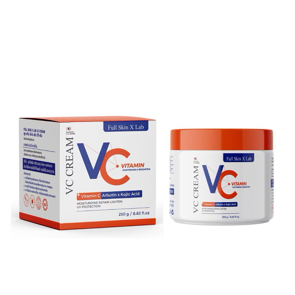 ฟลู สกิน เอ็กซ์ แล็บ วีซี ครีม Full Skin X Lab Vc Cream  250g.