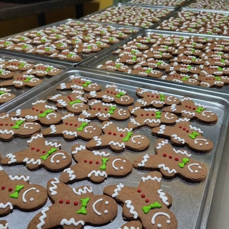 คุกกี้ขิง ขนมปังขิง Gingerbread man รสคลาสสิค (ขั้นต่ำ 6ชิ้น) [ขนาด 7cm.] คุกกี้คริสต์มาส Christmas cookie - รูปที่ 4