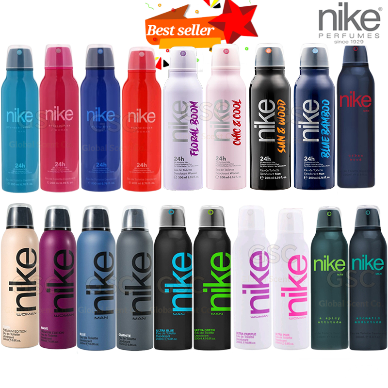 Nike Deodorant Spray ไนกี้ ดีโอโดแรนท์ สเปรย์ น้ำหอม ระงับกลิ่นกาย Nike Colors Premium Deo Spray, Nike Man Ultra Color .