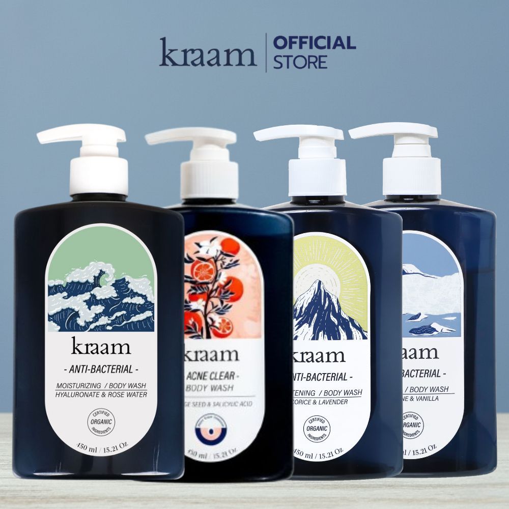 KRAAM Anti-Bacteria Body Wash Series