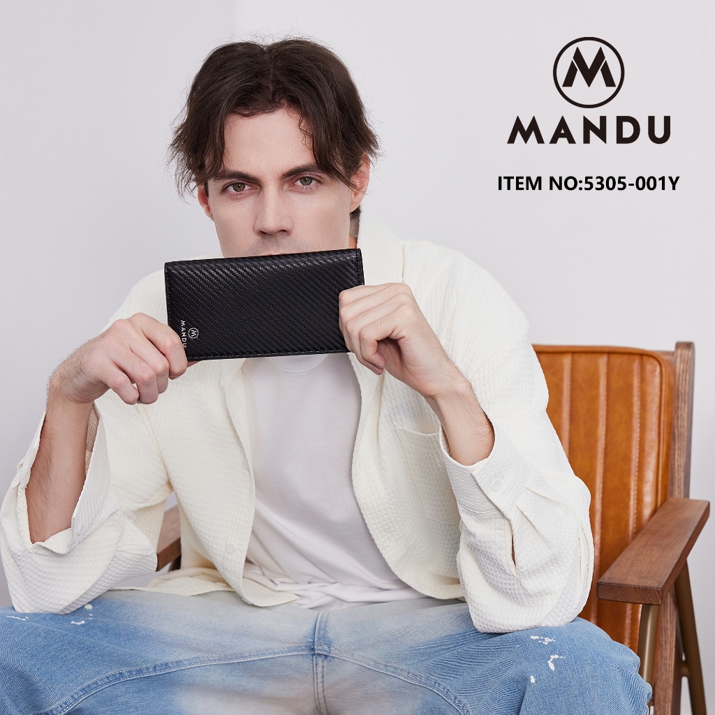 กระเป๋า กระเป๋าสตางค์ผู้ชายใบยาว MANDU 5305-001