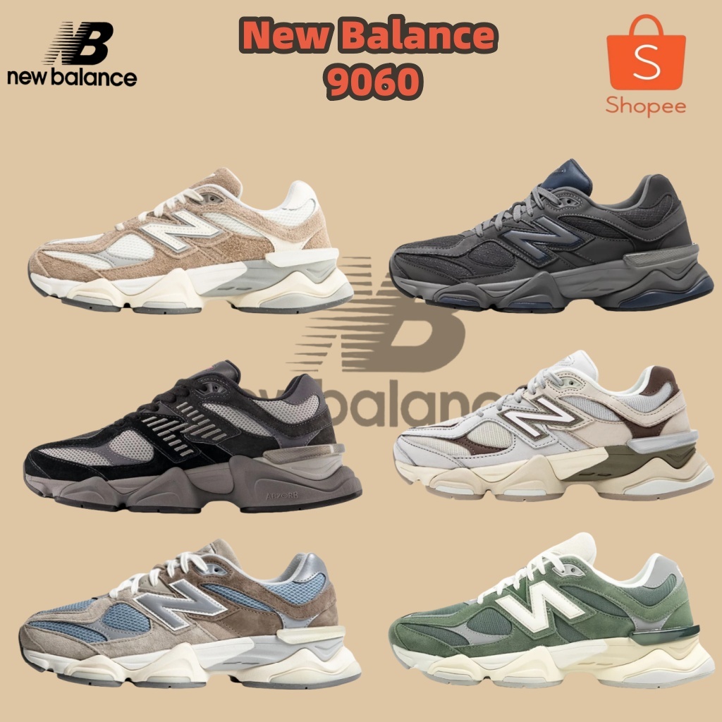 🔥ของแท้ 100% 💥 รองเท้าผ้าใบ  NB 9060 สะดวกสบาย รองเท้าสำหรับชายหญิง