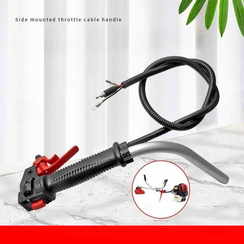 เหมาะสำหรับ CG260มือจับคันเร่ง330เครื่องตัดหญ้า CG330อุปกรณ์เสริมสวิตช์คันเร่ง CG430รุ่นใหม่43CC