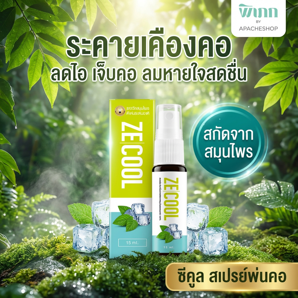 [ ซื้อ 2 ฟรี 1] ze cool สเปรย์ระงับกลิ่นปาก สเปรย์พ่นคอ สเปรย์ดับกลิ่นปาก คอแห้ง เจ็บคอ คันคอ mouth spray ระงับกลิ่นปาก