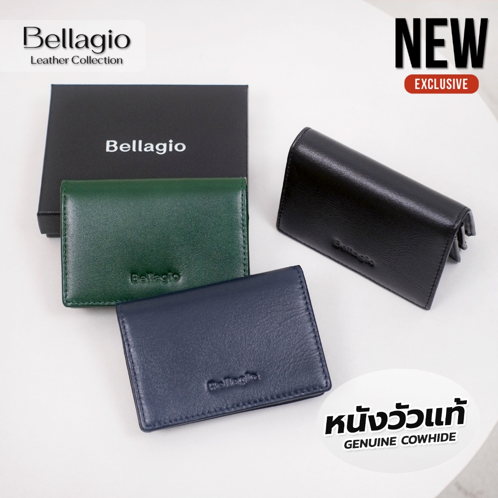 Bellagio รุ่น Mora Zipper Wallet กระเป๋าสตางค์หนังวัวแท้ซิปรอบ สไตล์โมเดิร์นคลาสสิค (New 2026)